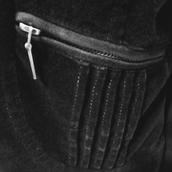 DKNY Jeans Black Velvet Blazer Jacket Size Large - Picture 3 of 7